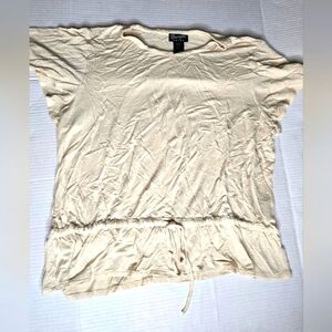 Wrangler Retro Oatmeal Cinched Blouse